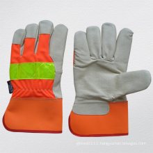 Hi-Vis Pig Grain Leather Thinsulate Lining Winter Glove (3521)